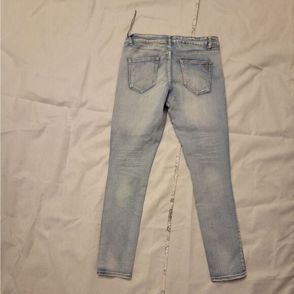 🆕️👖VIP Skinny Destructed Patched Jeans, 13/14 - Picture 5 of 6
